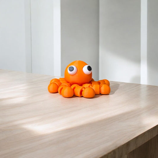 Sevimli Ahtapot Figür & Anahtarlık - Kabuctopus | Kabuk Factory Tasarımı