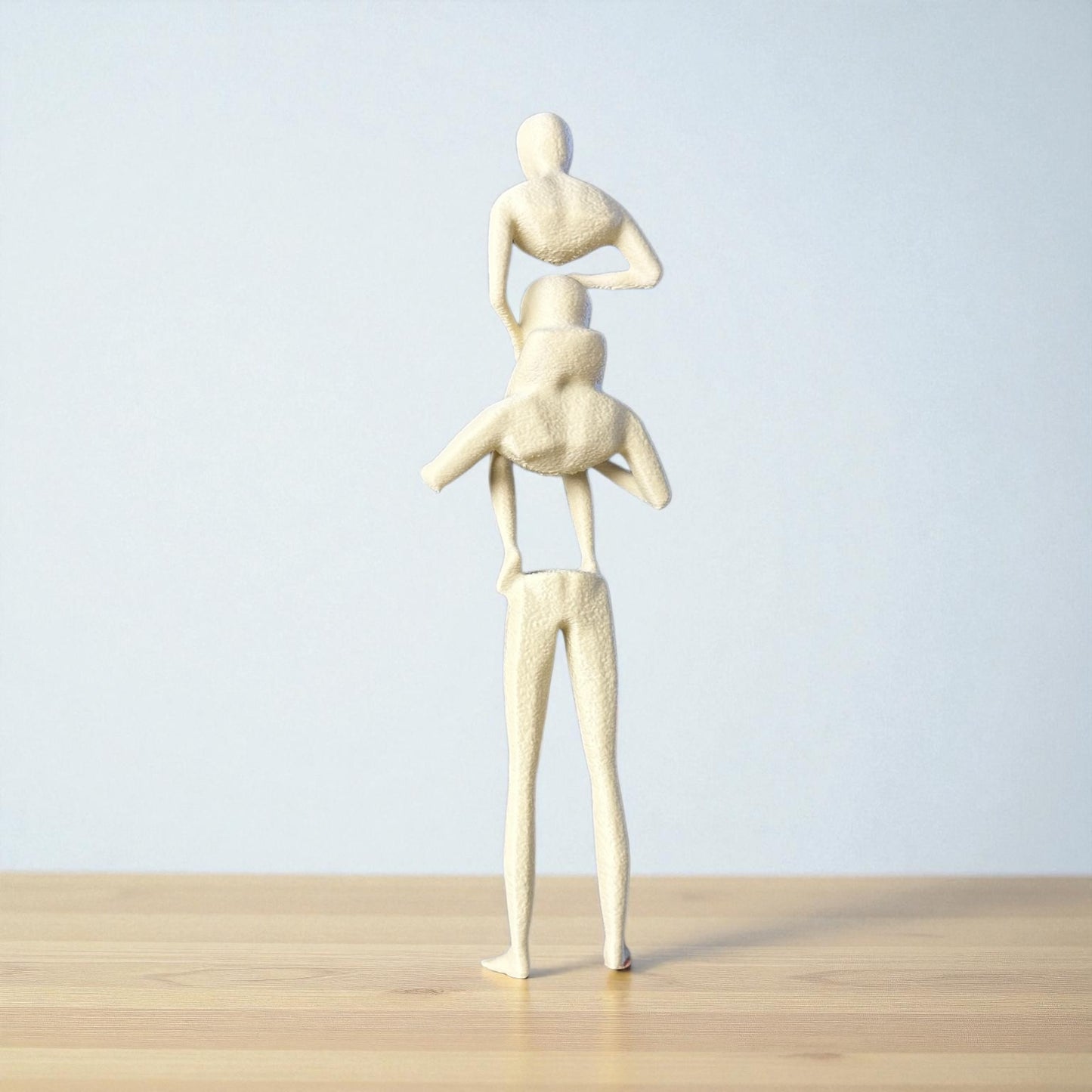 Aile Heykeli – Minimal Dekoratif Obje | Soyut Modern Figür | Hediyelik Tasarım Biblo | Kabuk Factory Tasarımı