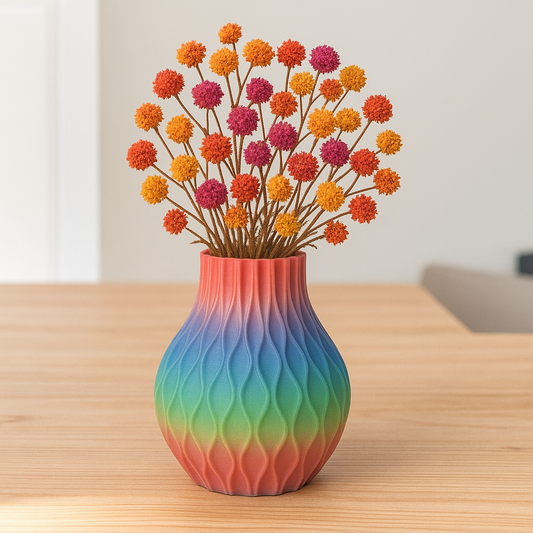 Çok Renkli Dekoratif Vazo Modern Tasarım | Kabuk Factory Tasarımı