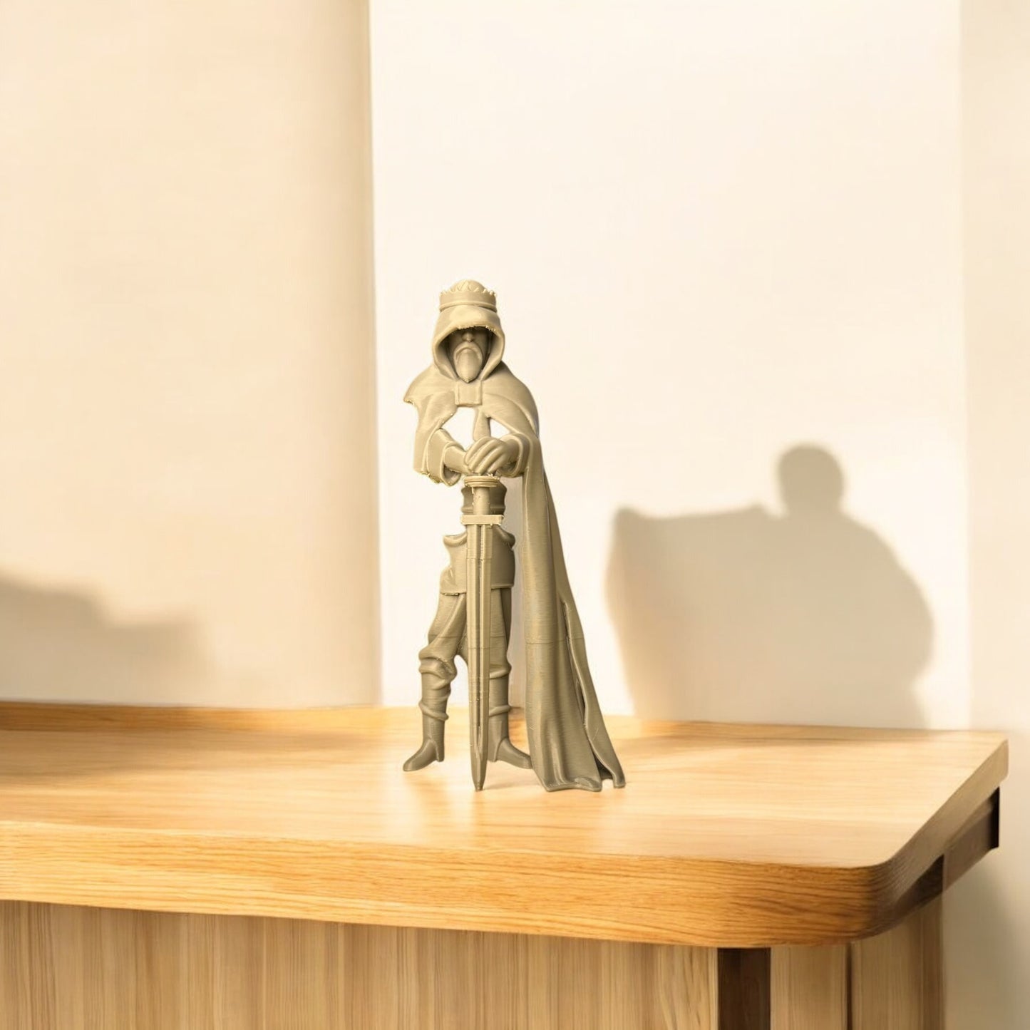 Efsanevi Kral Arthur Figürü / Heykel | Kabuk Factory Tasarımı