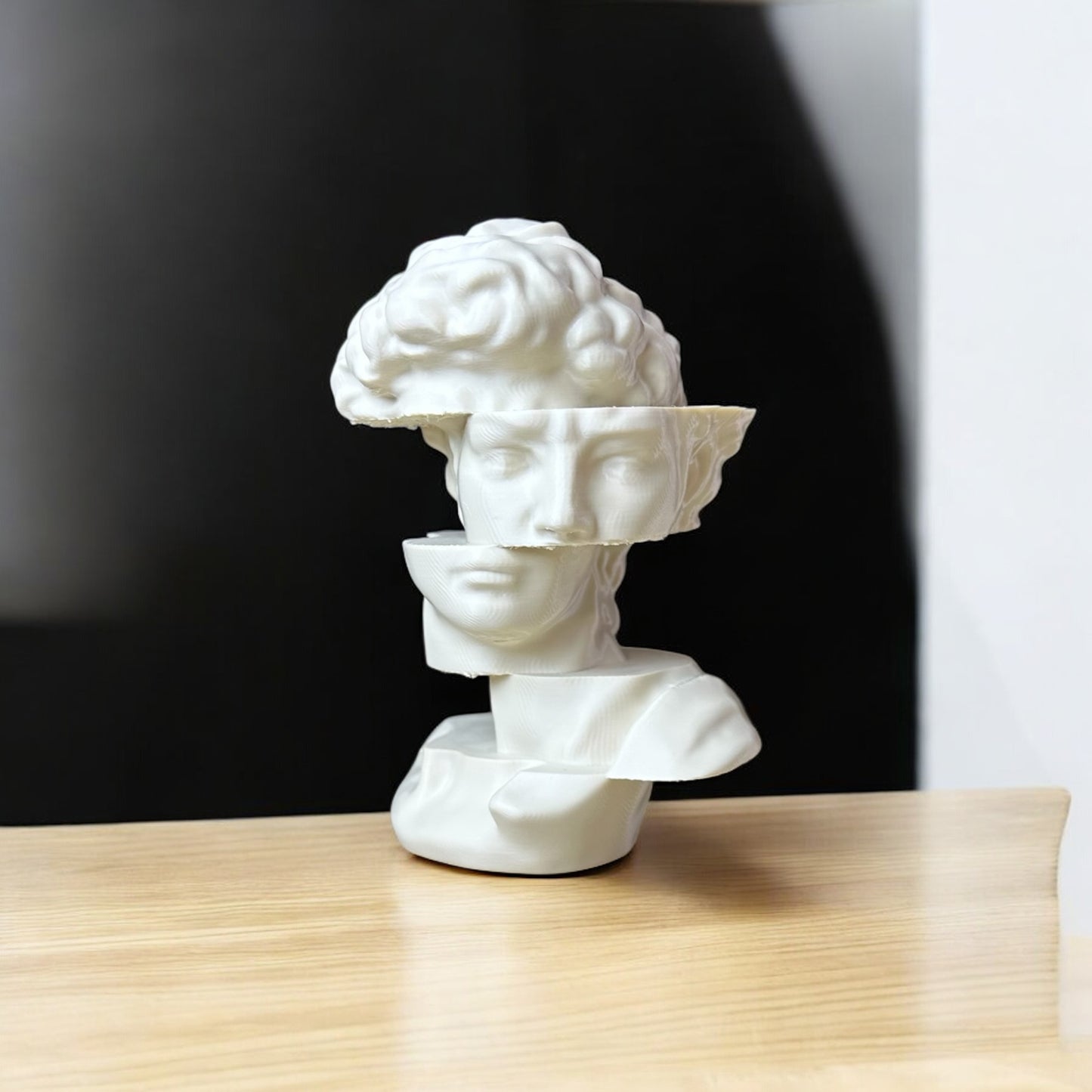 Fragmented David – Parçalanmış Büst Heykel | Kabuk Factory Tasarımı