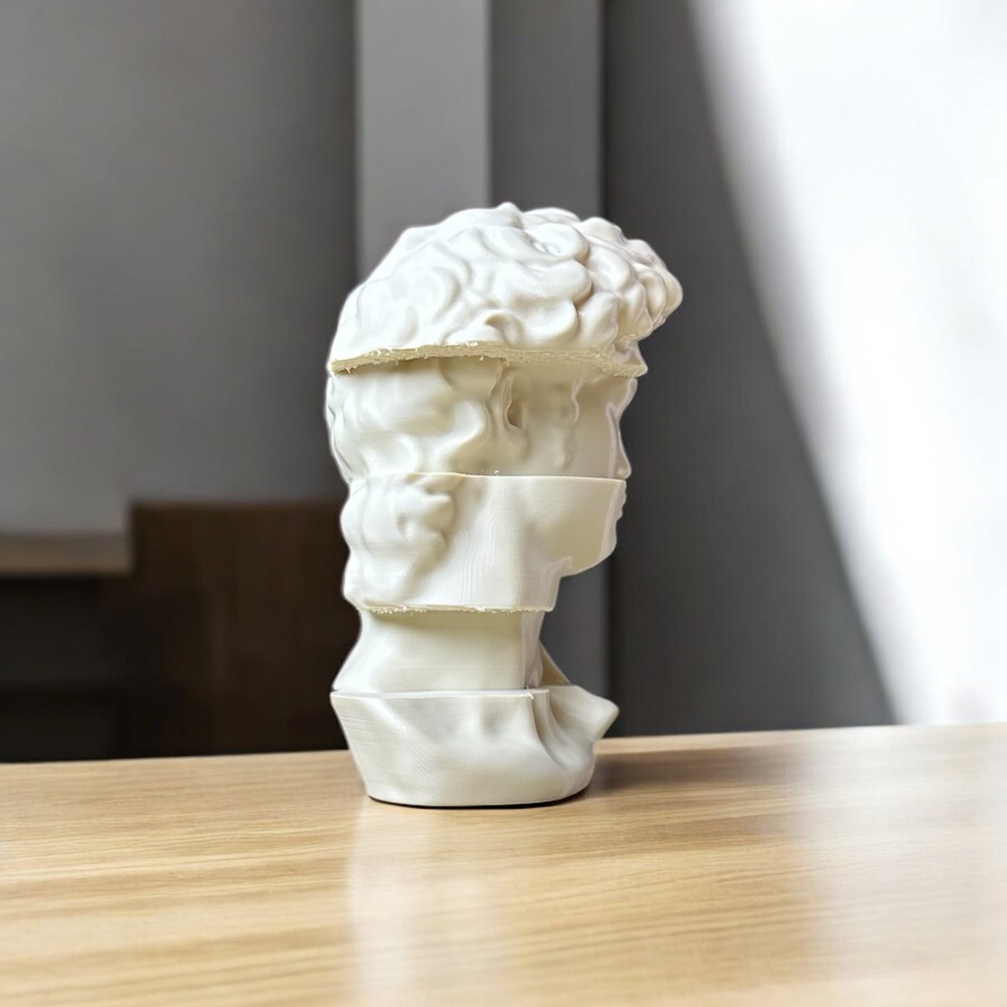 Fragmented David – Parçalanmış Büst Heykel | Kabuk Factory Tasarımı