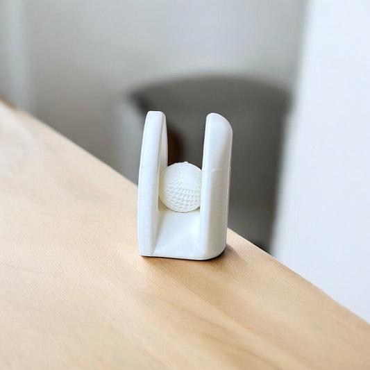 Minimalist Inci Formlu Havlu Tutucu | Kabuk Factory Tasarımı