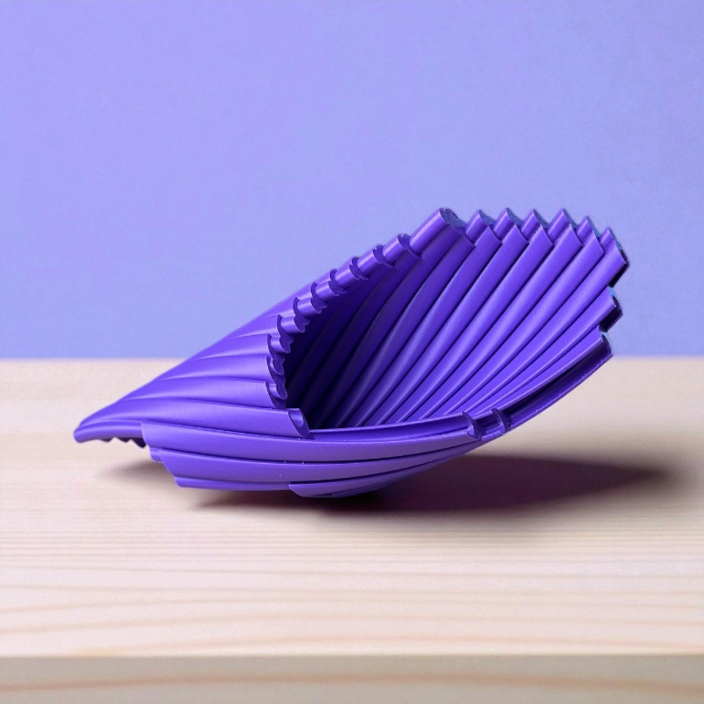 Spiral Kinetik Stres Oyuncağı – Dönebilen Form Değiştiren Masa Üstü Obje | Kabuk Factory Tasarımı