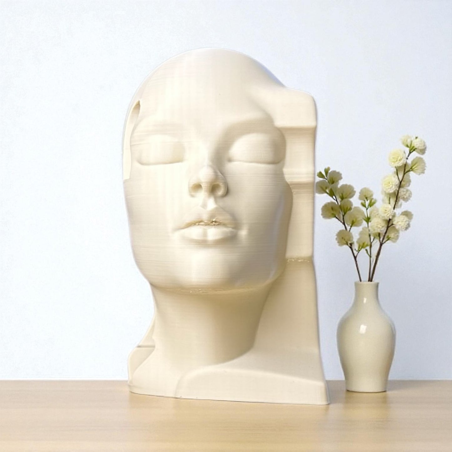 “Zihnin Katmanları” Heykel – Modern Sanat Dekoratif Büst | Kabuk Factory Tasarımı