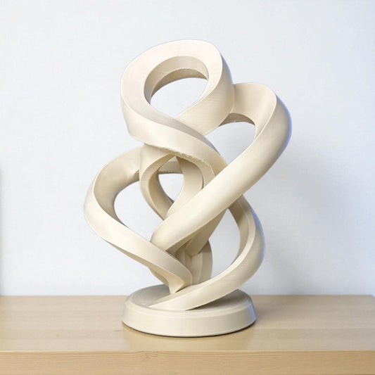 “Sonsuz Form” Heykel – Modern Sanat Soyut Obje | Kabuk Factory Tasarımı