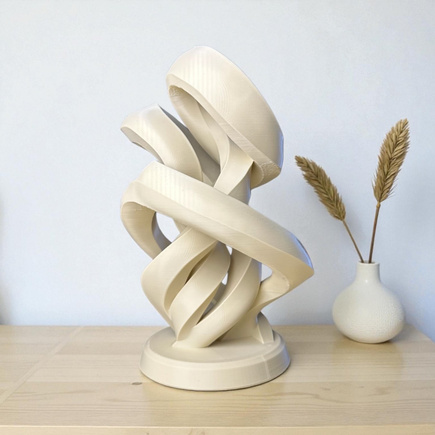 “Sonsuz Form” Heykel – Modern Sanat Soyut Obje | Kabuk Factory Tasarımı