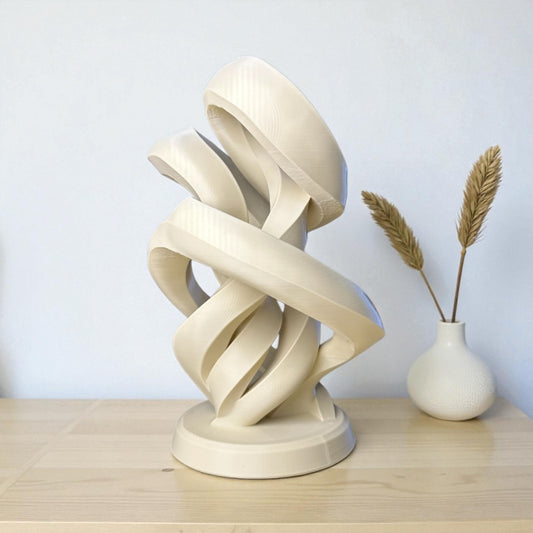 “Sonsuz Form” Heykel – Modern Sanat Soyut Obje | Kabuk Factory Tasarımı