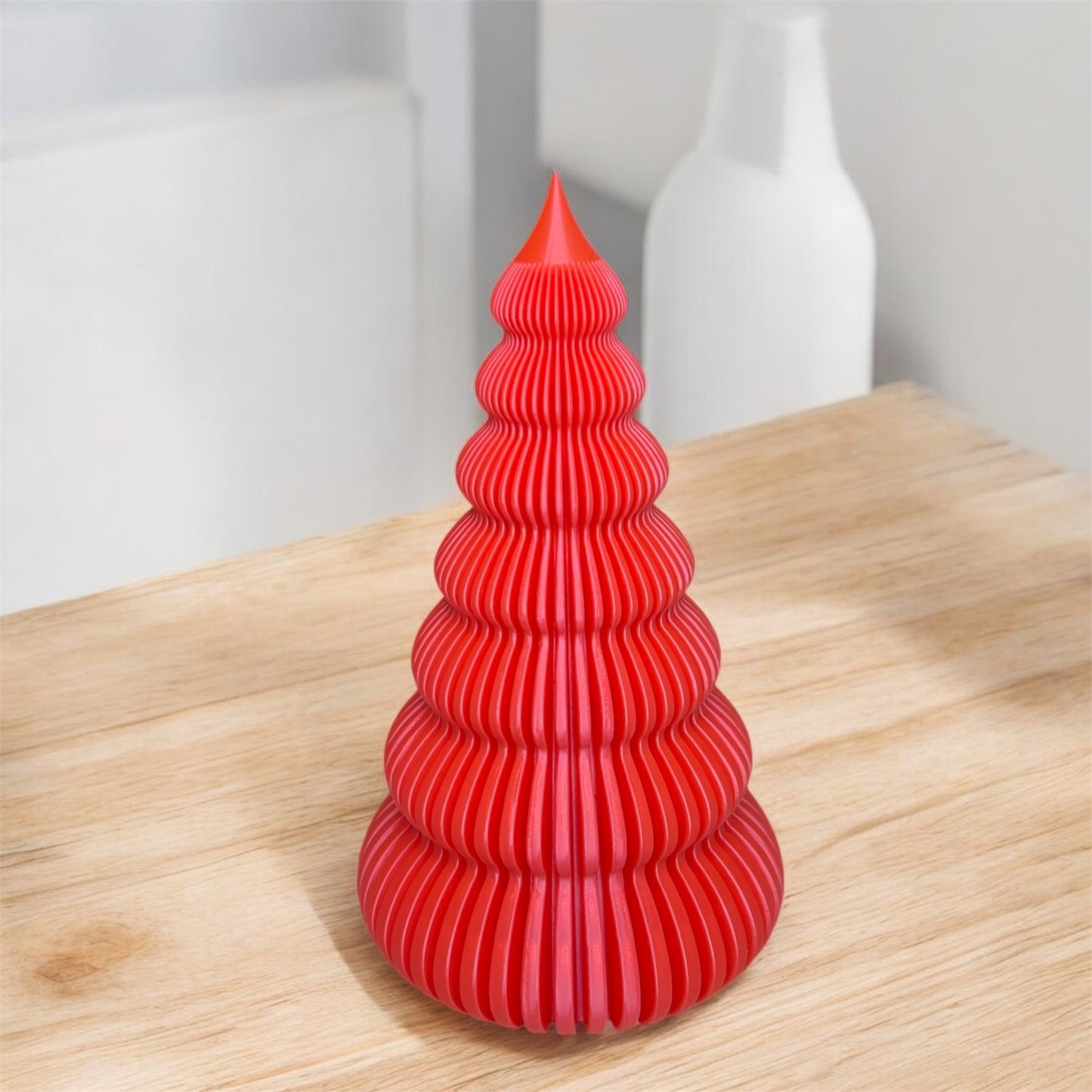 🎄 Spiral Yılbaşı Ağacı – Modern Dekor Tasarımı | Kabuk Factory Tasarımı