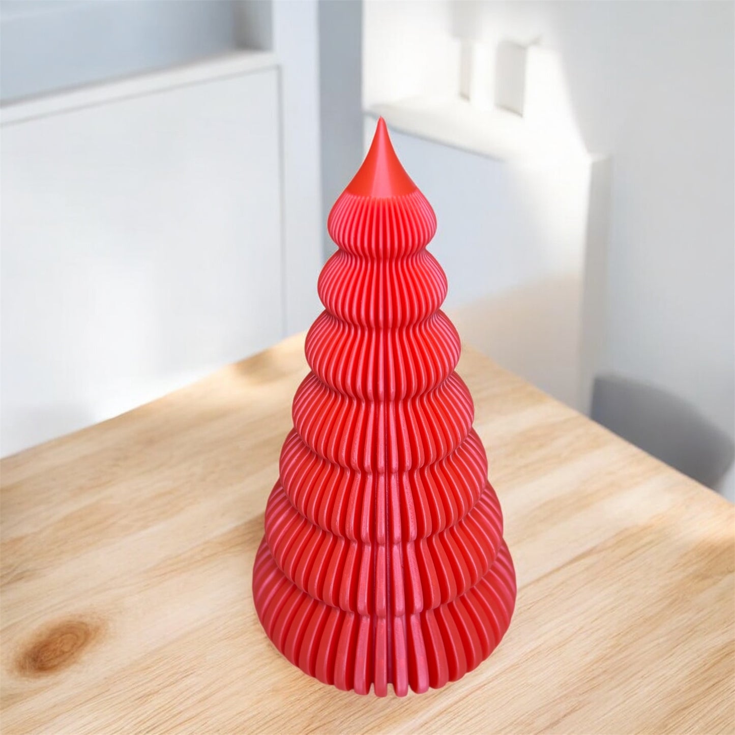 🎄 Spiral Yılbaşı Ağacı – Modern Dekor Tasarımı | Kabuk Factory Tasarımı