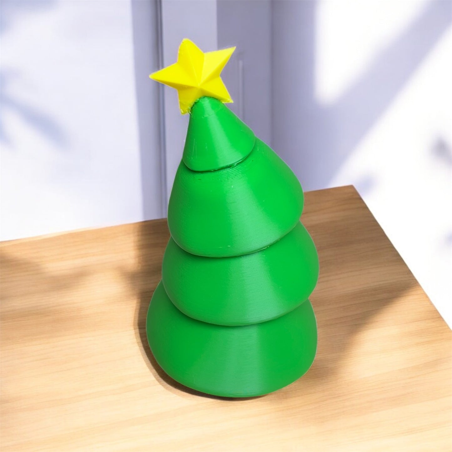 🎄 Modüler Yılbaşı Ağacı – 3D Baskı Modern Dekor | Kabuk Factory Tasarımı