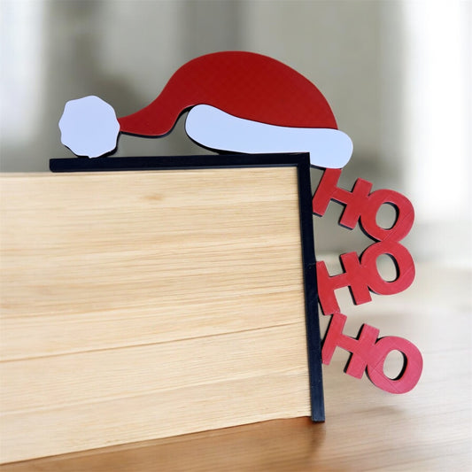 🎄 Noel Temalı Ho Ho Ho Çerçeve Köşe Aksesuarı – 3D Baskı | Kabuk Factory Tasarımı